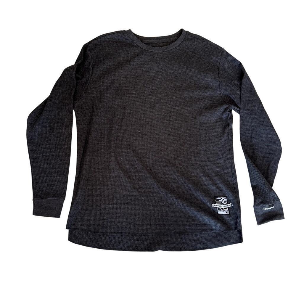 EUC Ecko Unltd Men's Gray Thermal Shirt Long Sleeve Waffle Knit XXL